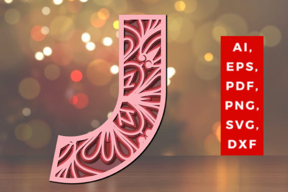 Download Layered J Letter Mandala SVG - Premium Bundle