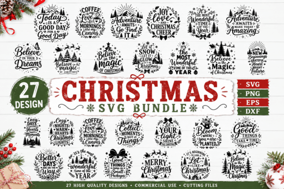 Download Christmas SVG Bundle, Christmas Quote SV - Premium Resources
