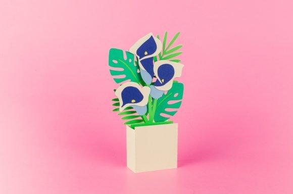 Download Calla Lily Flower Box Card - Premium Resources