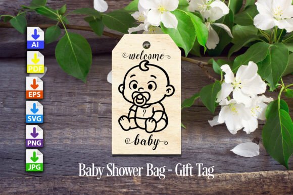 Download Baby Shower Gift Tag Gender Unknown - Baby shower gift Collection