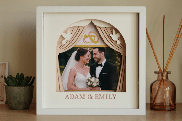 Download Personalized Wedding Shadow Box Frame - Shadow box frame Collection