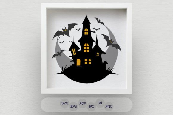 Download Multi-Layered Haunted House SVG, Spooky - Haunted house svg Collection