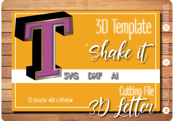 Download 3D Letter with Window: T - Premium Bundle