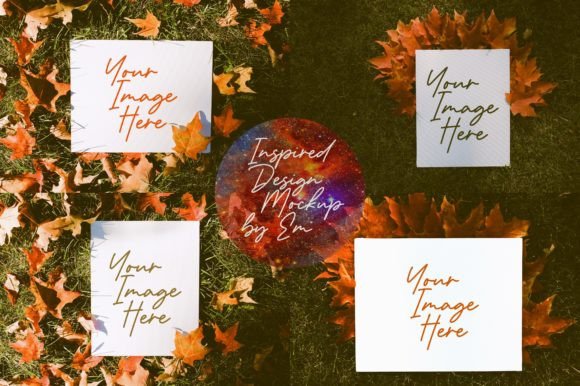 Download Maple Leaves Canvas Panel Mockup Set - Panel mockup Collection