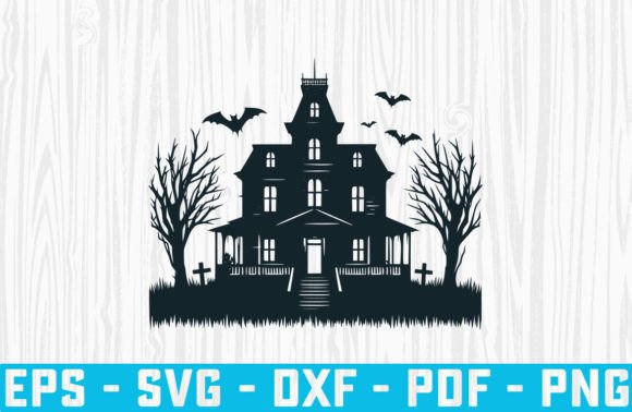 Download Funny Halloween Haunted House Svg File - Haunted house svg Collection