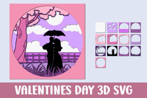 Download Valentine's Day Paper Cut 3D SVG - 3d svg Collection