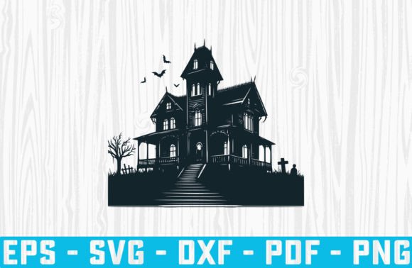 Download Funny Halloween Haunted House Svg File - Haunted house svg Collection