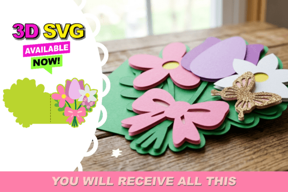 Download Mother's Day Card 3D SVG - 3d svg Collection