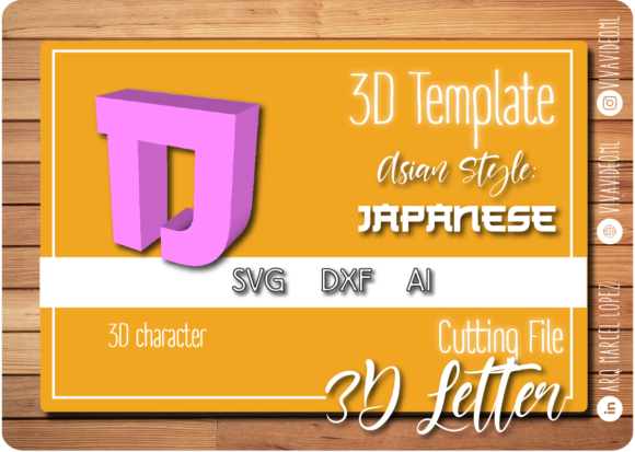 Download 3D Letter Asian Style - D - 3d letter Collection