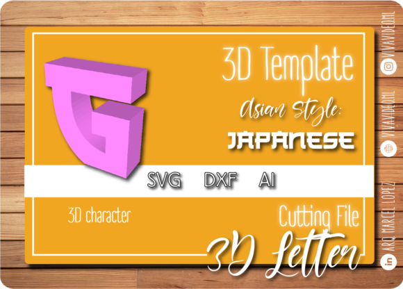 Download 3D Letter Asian Style - G - 3d letter Collection