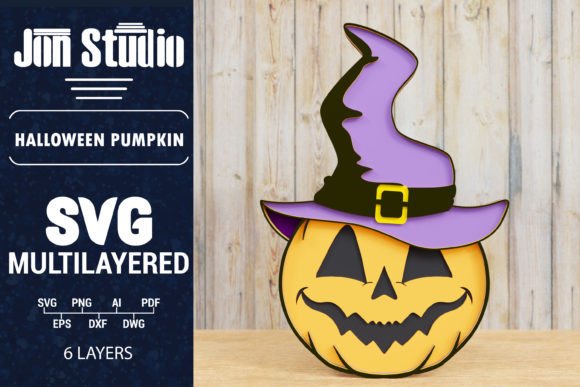 Download Halloween Pumpkin Paper Cut 3D SVG File - 3d svg Collection