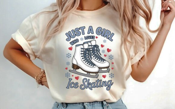 Download Just a Girl Who Loves Ice Skating SVG - Premium Bundle