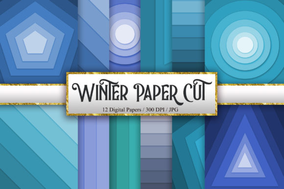 Download Winter Paper Cut Background - Winter paper cut Collection