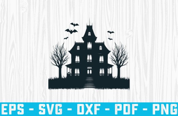 Download Funny Halloween Haunted House Svg File - Haunted house svg Collection