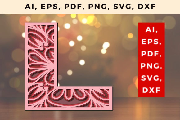 Download Layered&nbsp;L&nbsp;Letter&nbsp;Mandala SVG - Premium Bundle