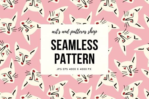 Download Kitty with a Lovely Faces Pattern - Kitty Collection