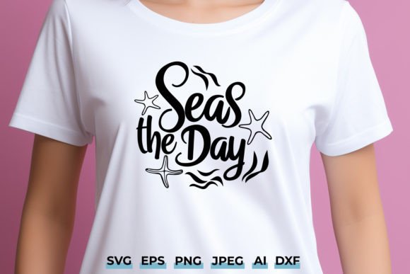 Download Seas the Day Summer Beach SVG Design - Beach Collection