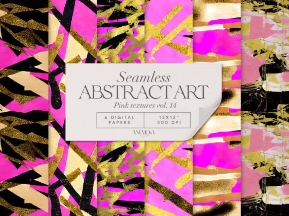 Download Pink Gold Black Luxury Abstract Papers - Premium Resources